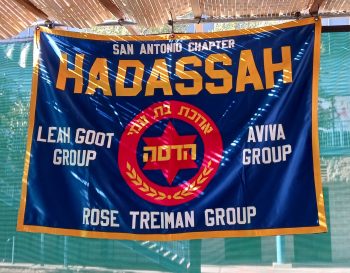 Hadassah SA Antonio Event: Embracing Our Zionist Volunteers